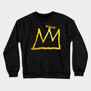 basquiat gold kecil Crewneck Sweatshirt